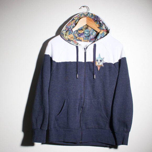 Disney World Hoodie Medium Blue Full Zip Mickey Mouse (Youth) - Picture 1 of 7